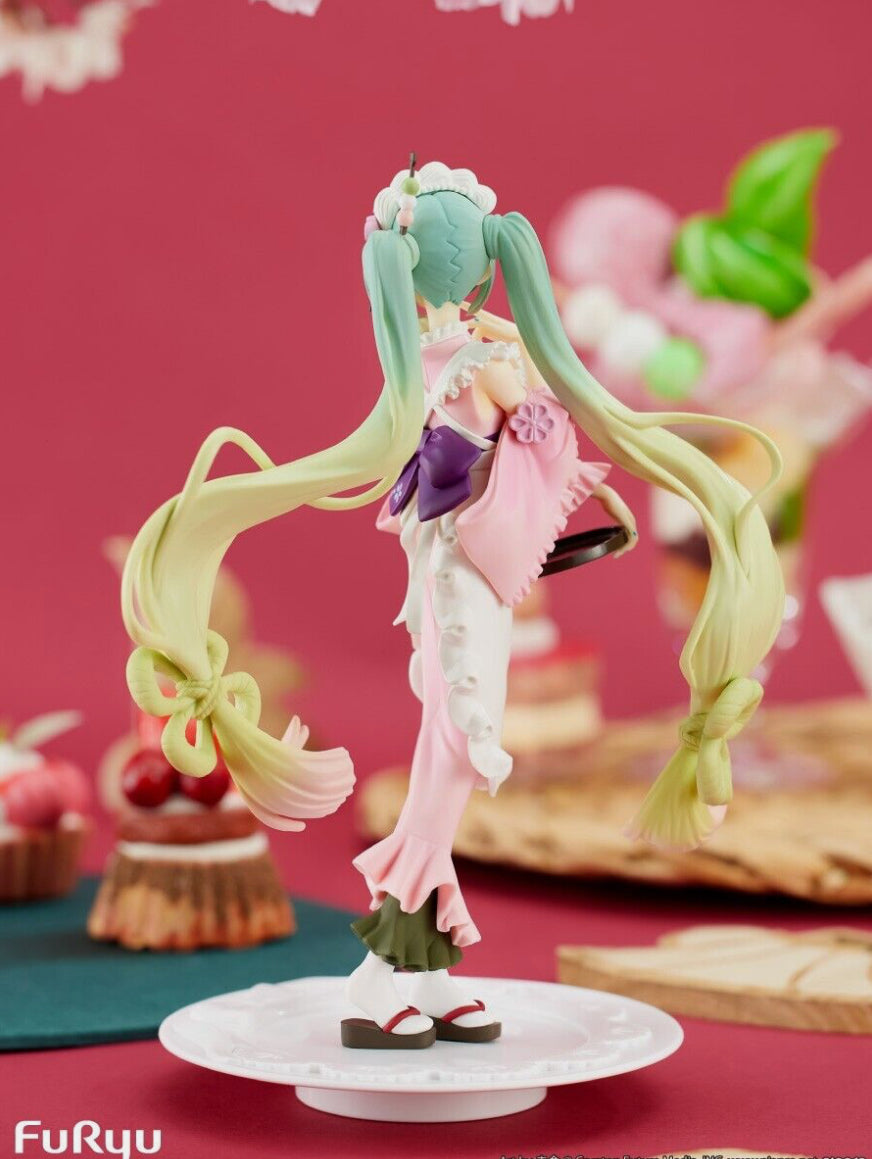 Hatsune Miku - Exeed Creative Figure Sweet Sweets – Matcha Parfait Sakura