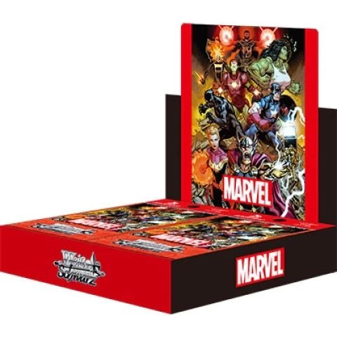 Weiß Schwarz MARVEL Card Pack – trading card pack featuring iconic MARVEL characters, 5.83L x 5.83W inches