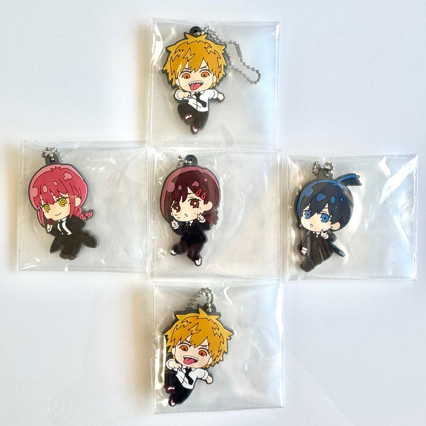 Chainsaw Man - DefoRaba Rubber Keychains (1 piece)