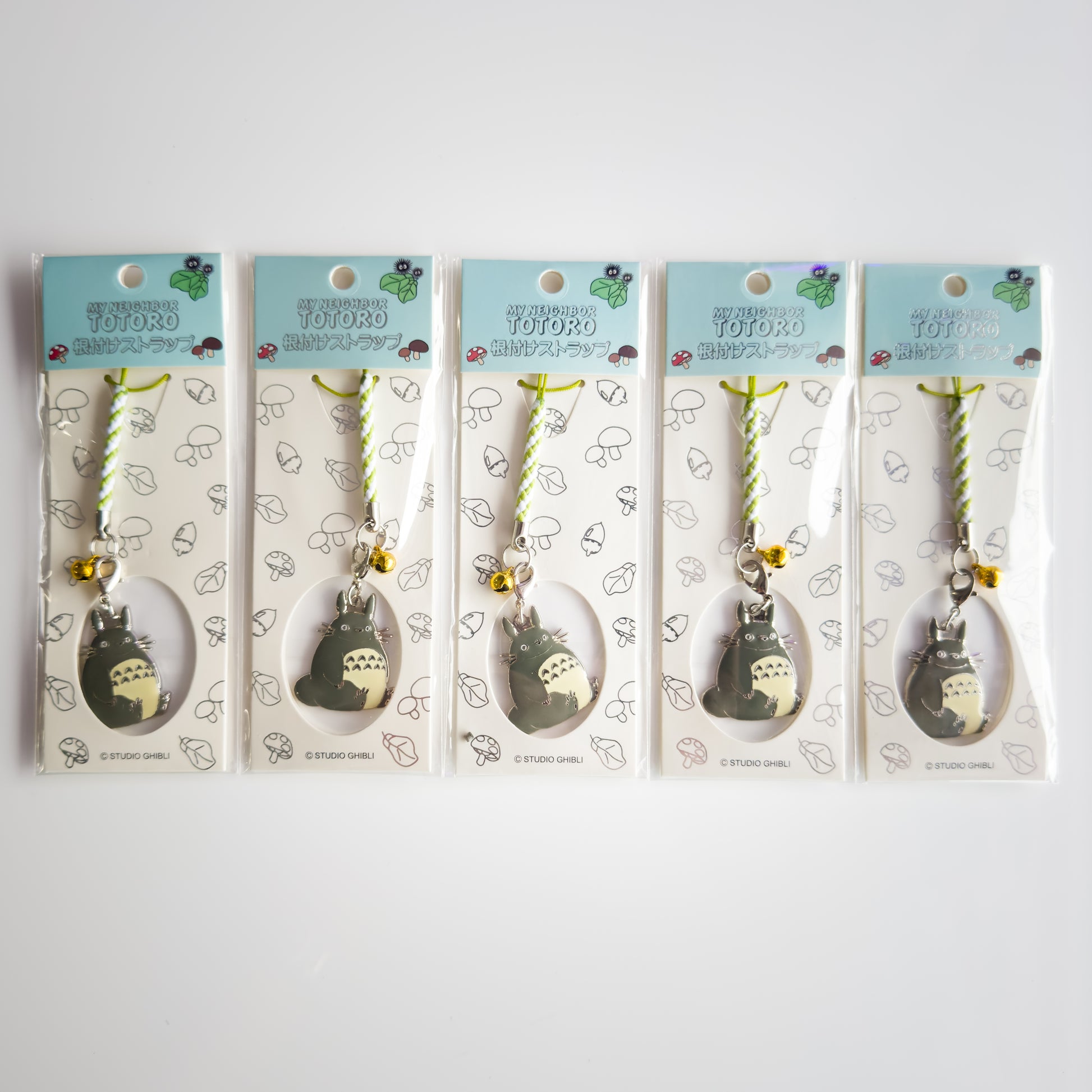 Studio Ghibli My Neighbor Totoro Strap featuring Large Totoro (Side View) with bell, available at Mini Akihabara.