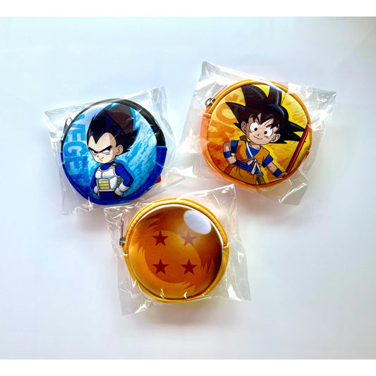 Dragon Ball DAIMA - Round Pouch with Carabiner (Neoprene) - Goku, Vegita- Mini Akihabara