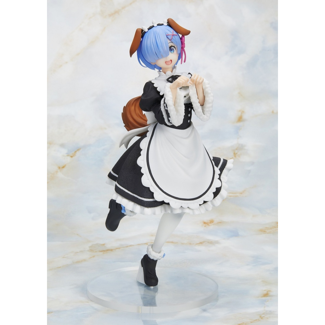 Re:ZERO - Starting Life in Another World- Coreful Figure Rem~Memory Snow Dog ver~ Prize Figure