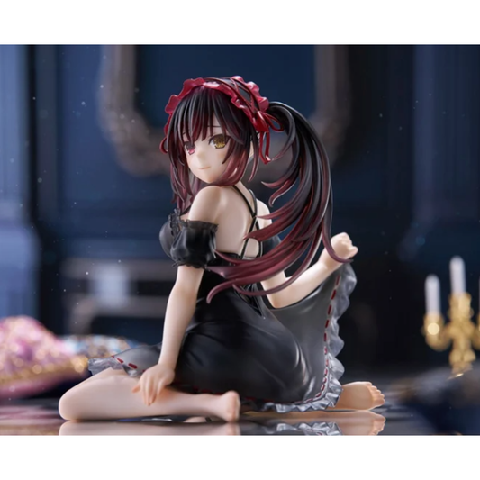 Date A Live V Kurumi Tokisaki Nightwear Ver. Desktop Figure by Taito featuring Kurumi in her nightwear outfit
