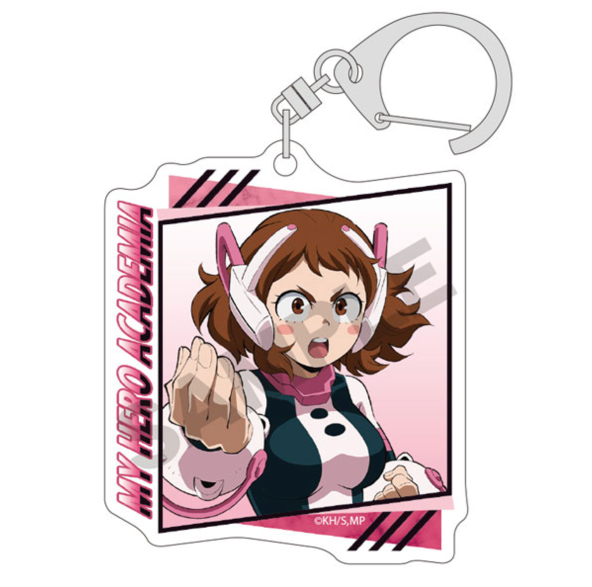 Set of 10 My Hero Academia Trading Acrylic Keychains featuring chibi characters from the series