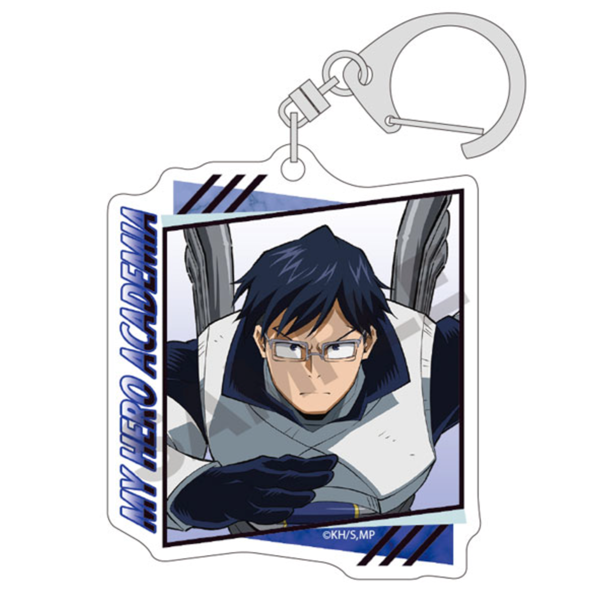 Set of 10 My Hero Academia Trading Acrylic Keychains featuring chibi characters from the series