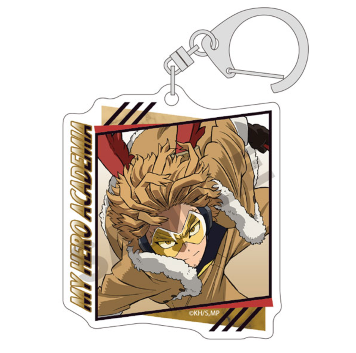 Set of 10 My Hero Academia Trading Acrylic Keychains featuring chibi characters from the series