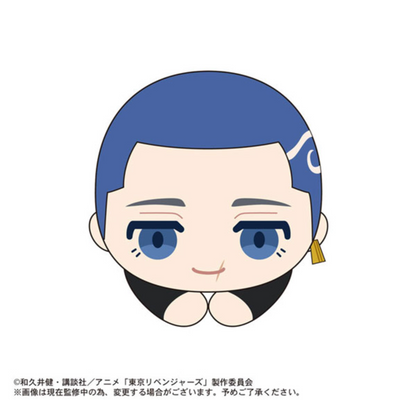 Tokyo Revengers Hug Character Collection 4 - 6-piece box featuring movable plushies of Takemichi, Chifuyu, and more.