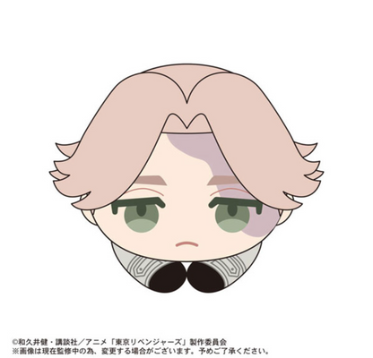 Tokyo Revengers Hug Character Collection 4 - 6-piece box featuring movable plushies of Takemichi, Chifuyu, and more.
