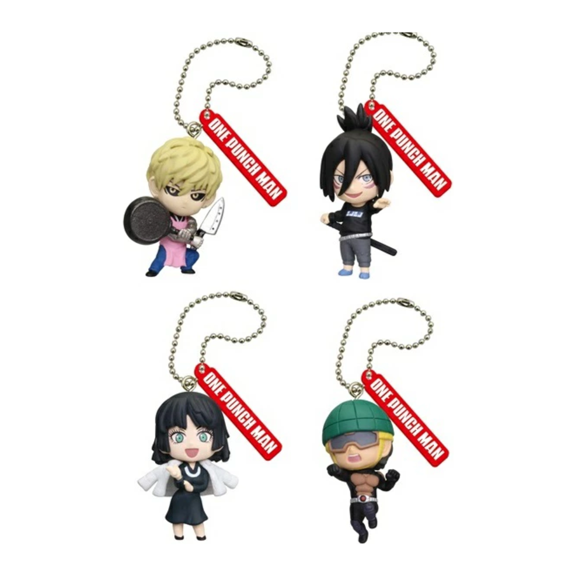 One Punch Man Figure Keychain Set 2