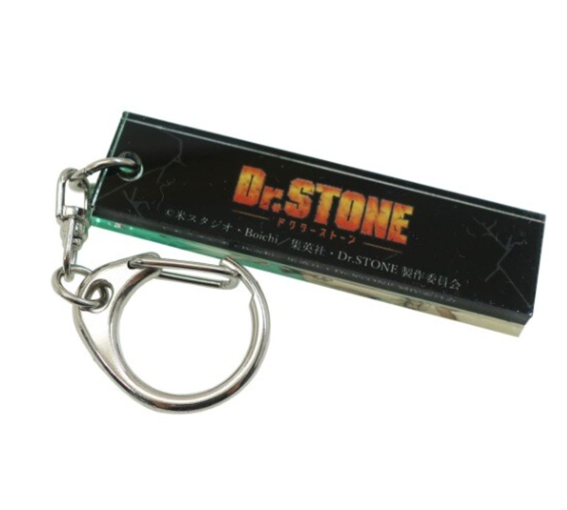 Dr. Stone Acrylic Stick Keychain available at Mini Akihabara Huntington Beach - A stylish collectible for anime fans.