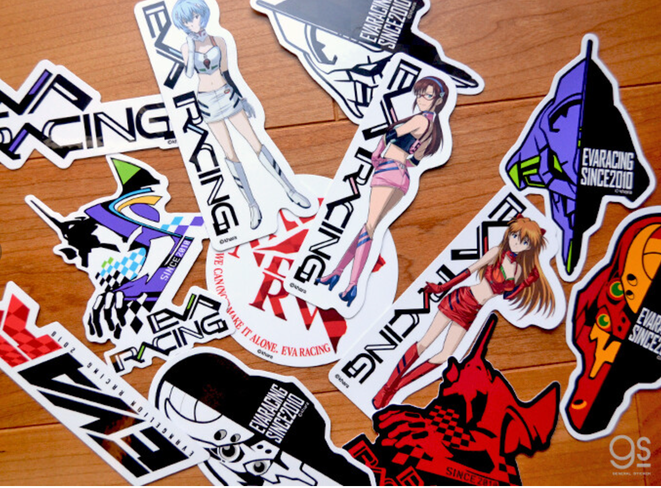 Evangelion - Racing EVA Racing Sticker EVASET  -MIni Akihabara