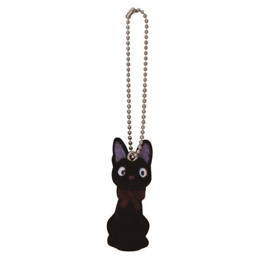 Ghibli - Kiki’s Delivery Service Flocking Keychain - Jiji - Mini Akihabara