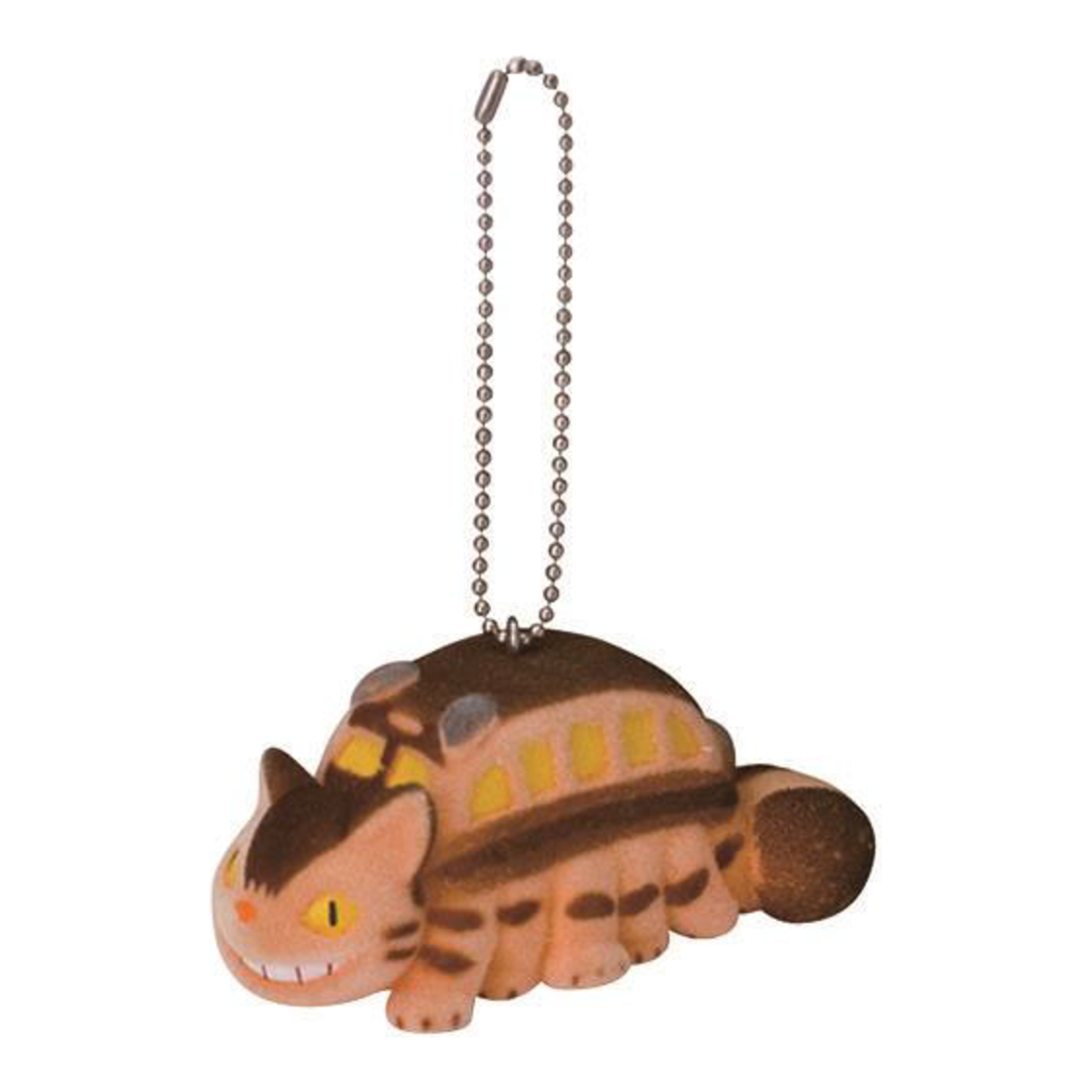 Ghibli - My Neighbor Totoro Flocking Keychain - Catbus -Mini Akihabara