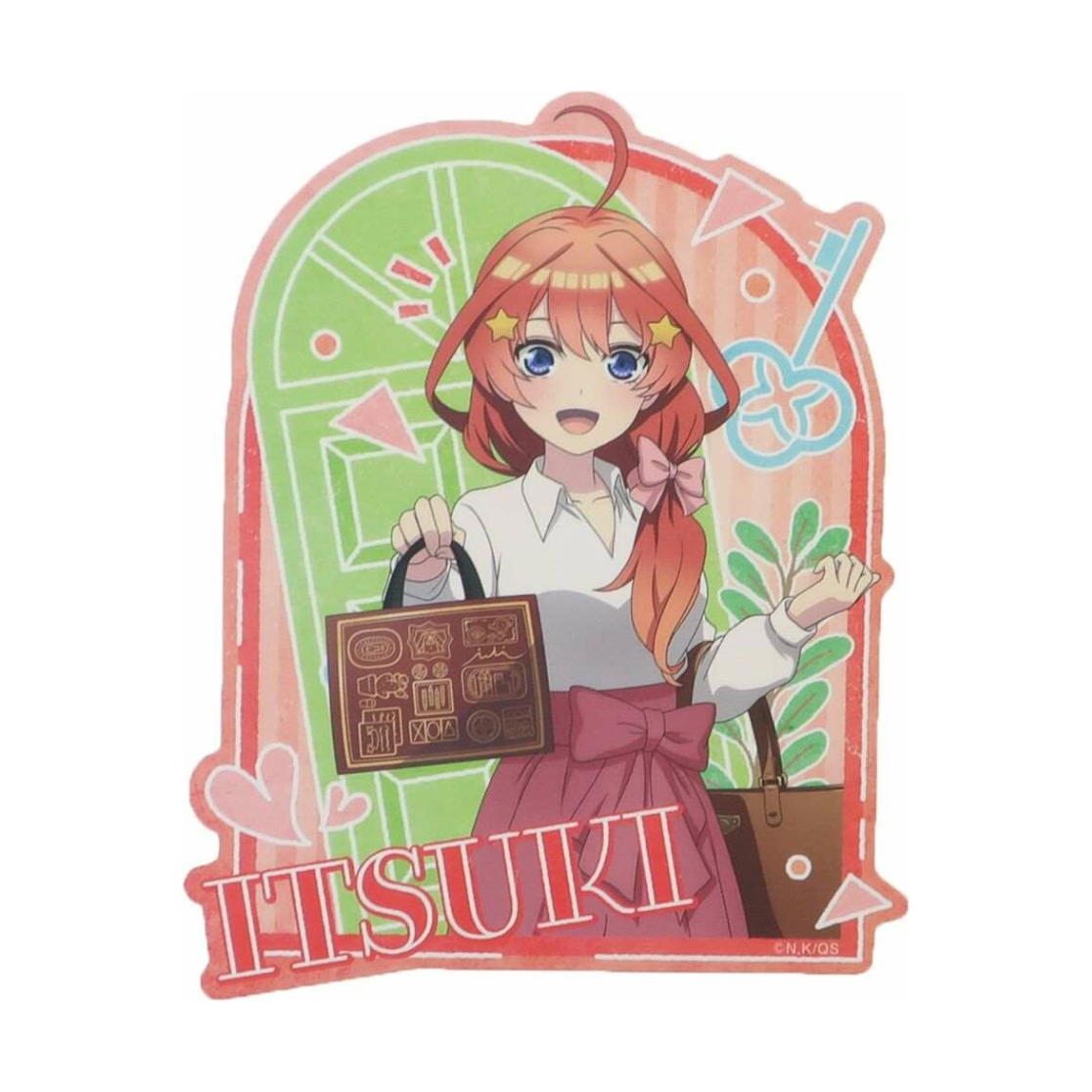 The Quintessential Quintuplets Travel Sticker Itsuki Nakano “I’m Back”-Mini Akihabara