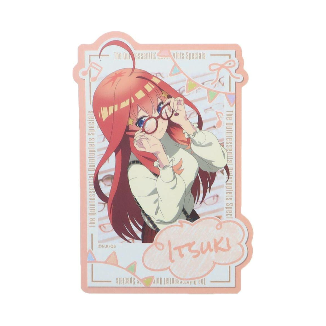 The Quintessential Quintuplets Travel Sticker Itsuki Nakano “I Want to Choose With You”-Mini Akihabara