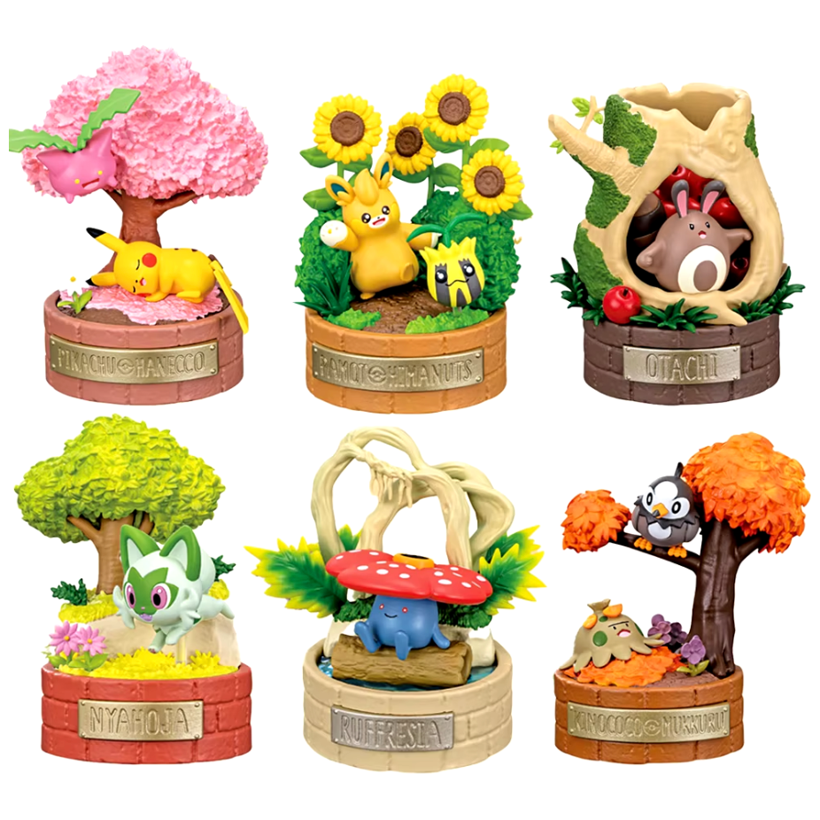 Pokemon -A Little Tale of the Forest Figure Collection 6pcs Complete (1 piece)