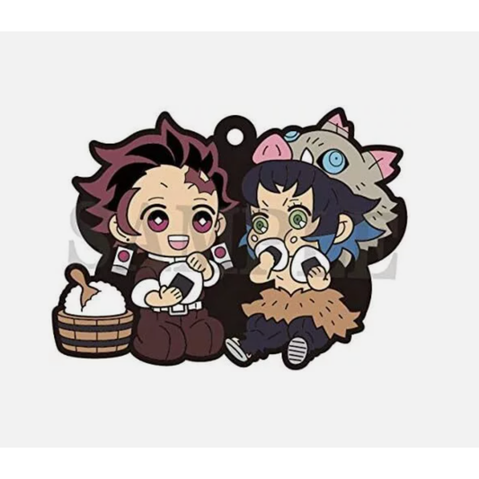 MegaHouse Demon Slayer: Kimetsu no Yaiba Rubber Mascot Buddy Collection Vol. 3 keychain