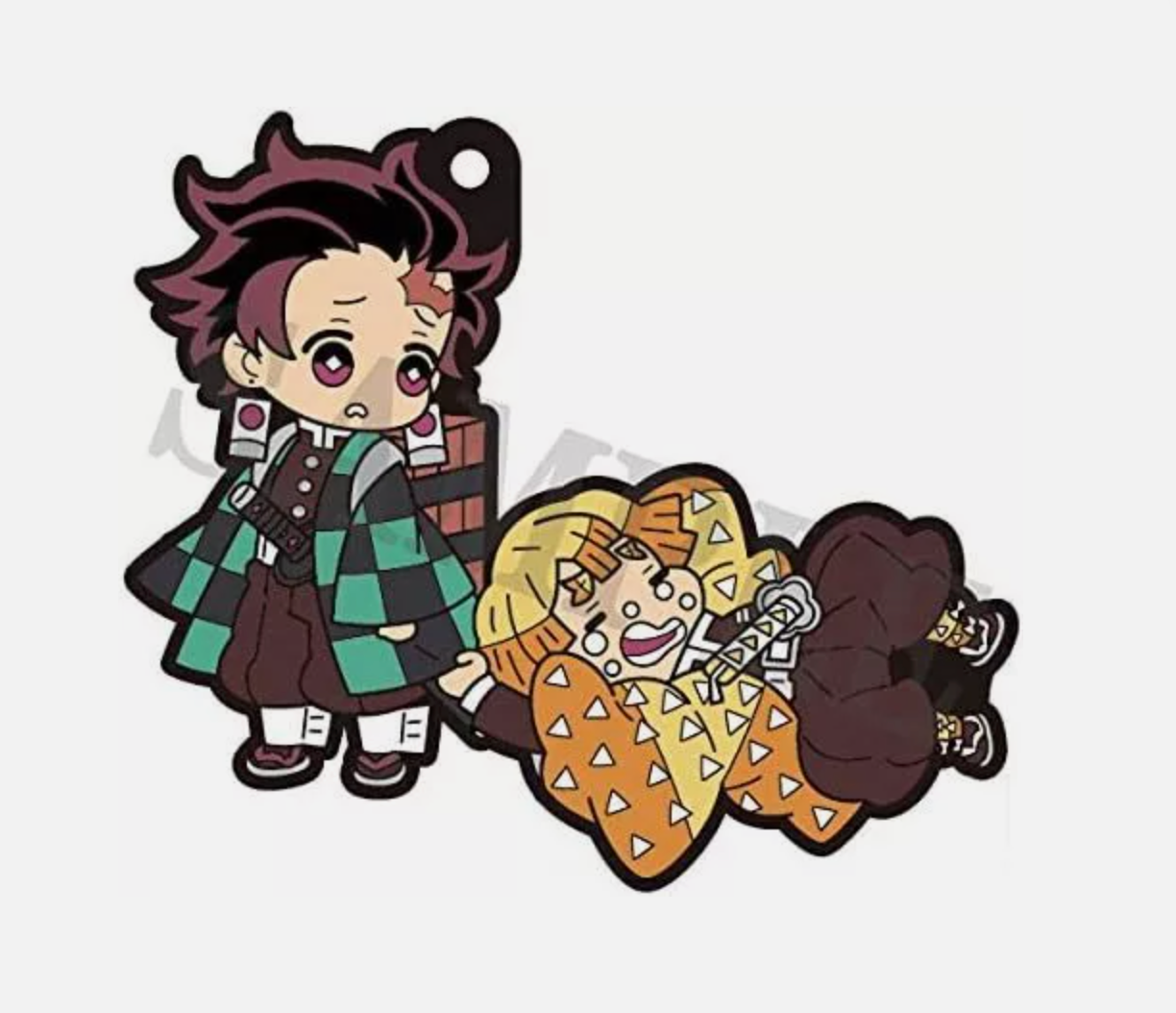 MegaHouse Demon Slayer: Kimetsu no Yaiba Rubber Mascot Buddy Collection Vol. 3 keychain.