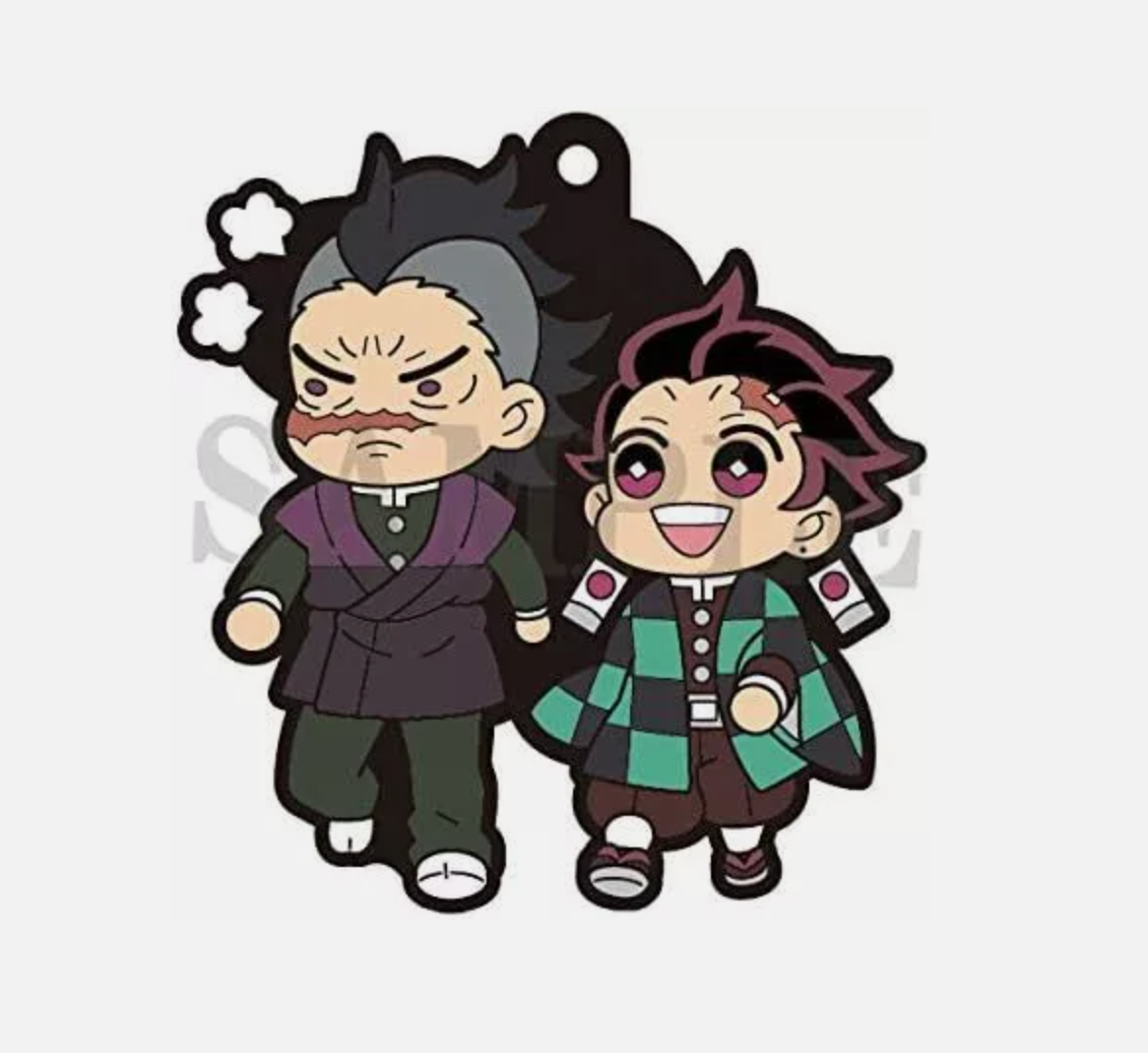 MegaHouse Demon Slayer: Kimetsu no Yaiba Rubber Mascot Buddy Collection Vol. 3 keychain.