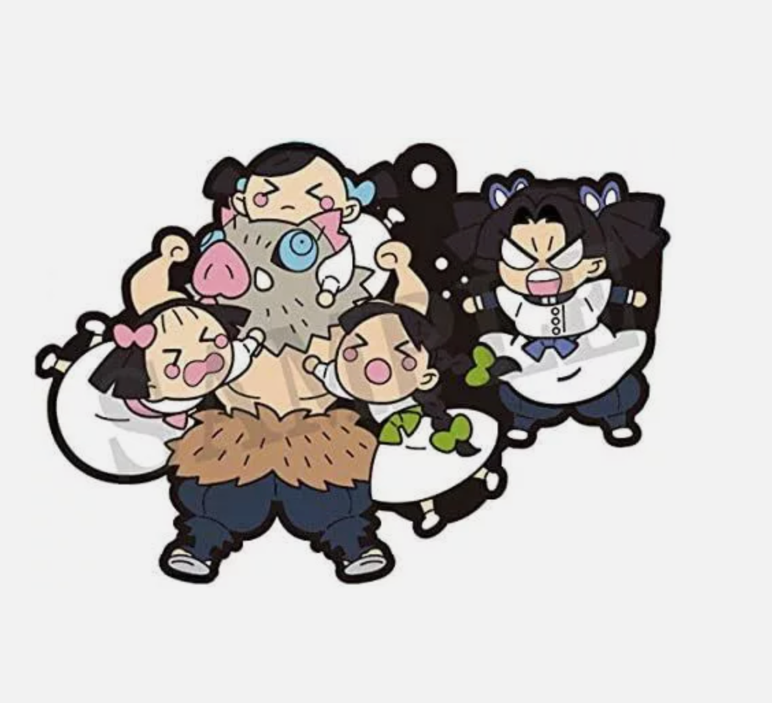  MegaHouse Demon Slayer: Kimetsu no Yaiba Rubber Mascot Buddy Collection Vol. 3 keychain.