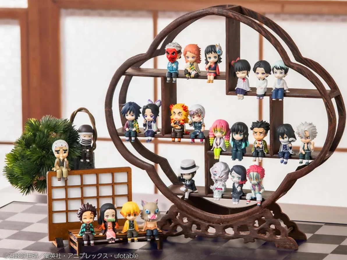 Kitan Club Demon Slayer: Kimetsu no Yaiba Sitting 25-Piece Mini Figure Set.