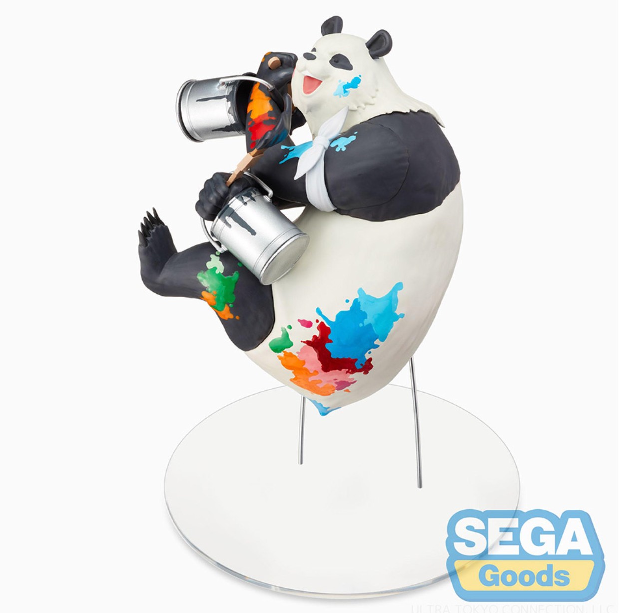 Jujutsu Kaisen Panda Graffiti x Battle Re: Figure by SEGA, featuring Panda in a dynamic pose with graffiti-inspired designs and vibrant paint splatter accents