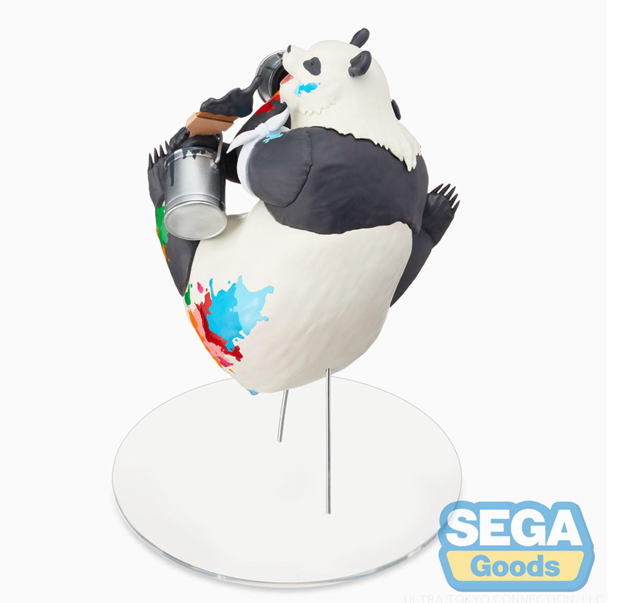 Jujutsu Kaisen Panda Graffiti x Battle Re: Figure by SEGA, featuring Panda in a dynamic pose with graffiti-inspired designs and vibrant paint splatter accents