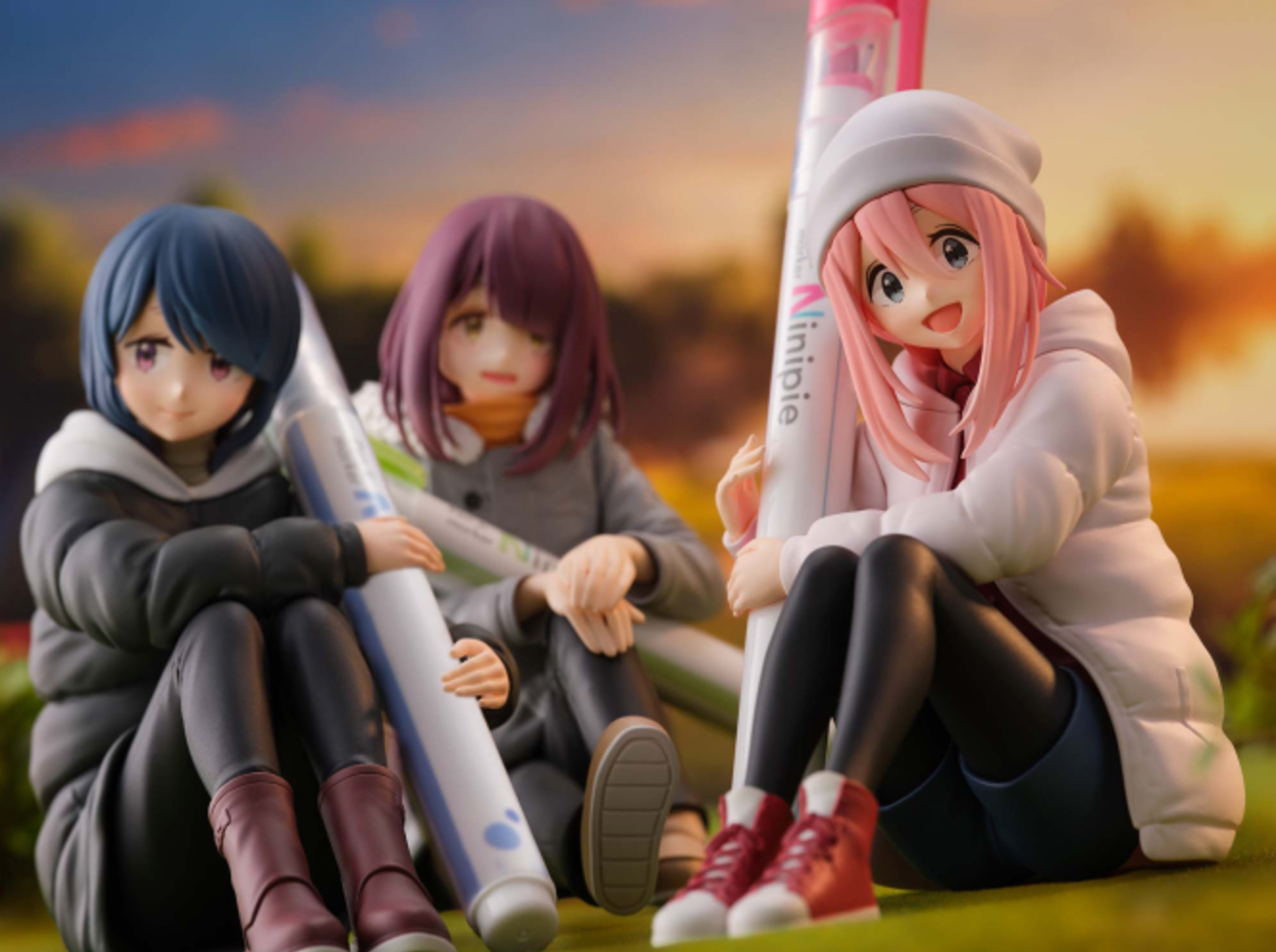 Laid-Back Camp Season 3 Non-Scale Figure featuring Nadeshiko in camping attire