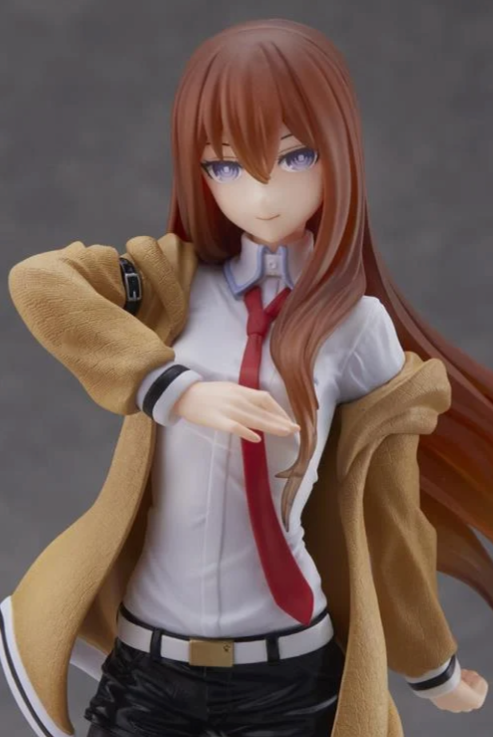 Kurisu Makise Coreful Figure from STEINS;GATE – 7-inch anime collectible with detailed design, featuring her iconic outfit and calm expression.