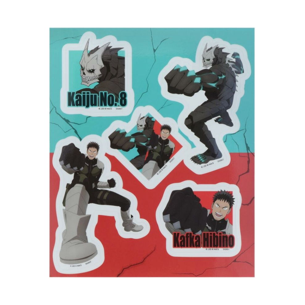 Kaiju No. 8 - Big Clear Sticker - Kaiju No. 8 & Kafka Hibino - Mini Akihabara