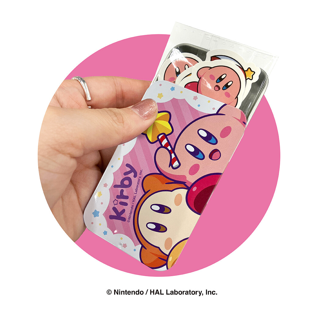 Kirby Slide Case & Sticker Set available at Mini Akihabara Huntington Beach - Perfect for anime fans and collectors