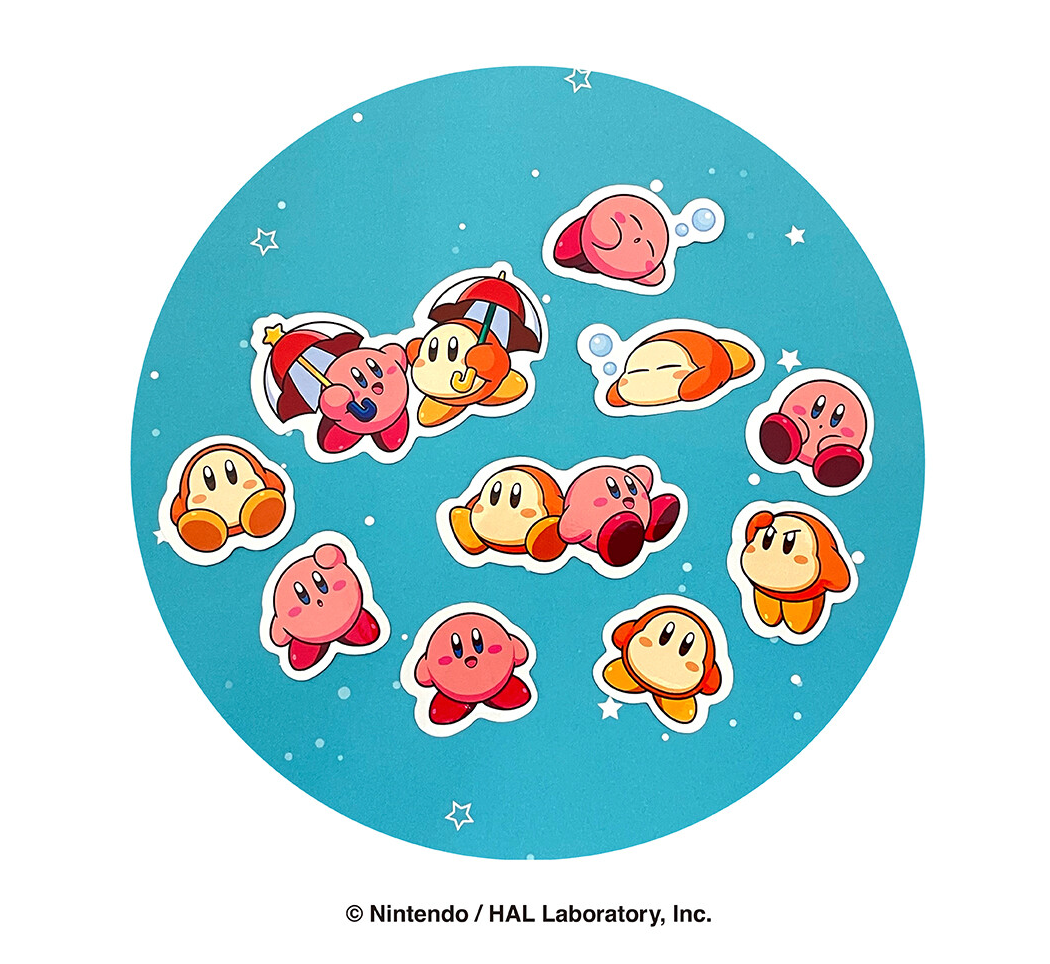 Kirby Slide Case & Sticker Set available at Mini Akihabara Huntington Beach - Perfect for anime fans and collectors