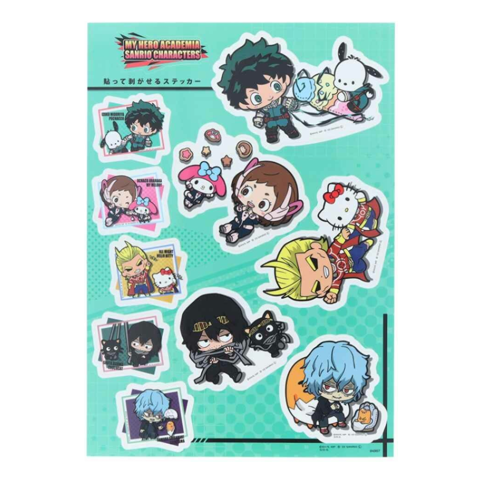 My Hero Academia - Removable Sticker Sanrio A - Mini Akihabara