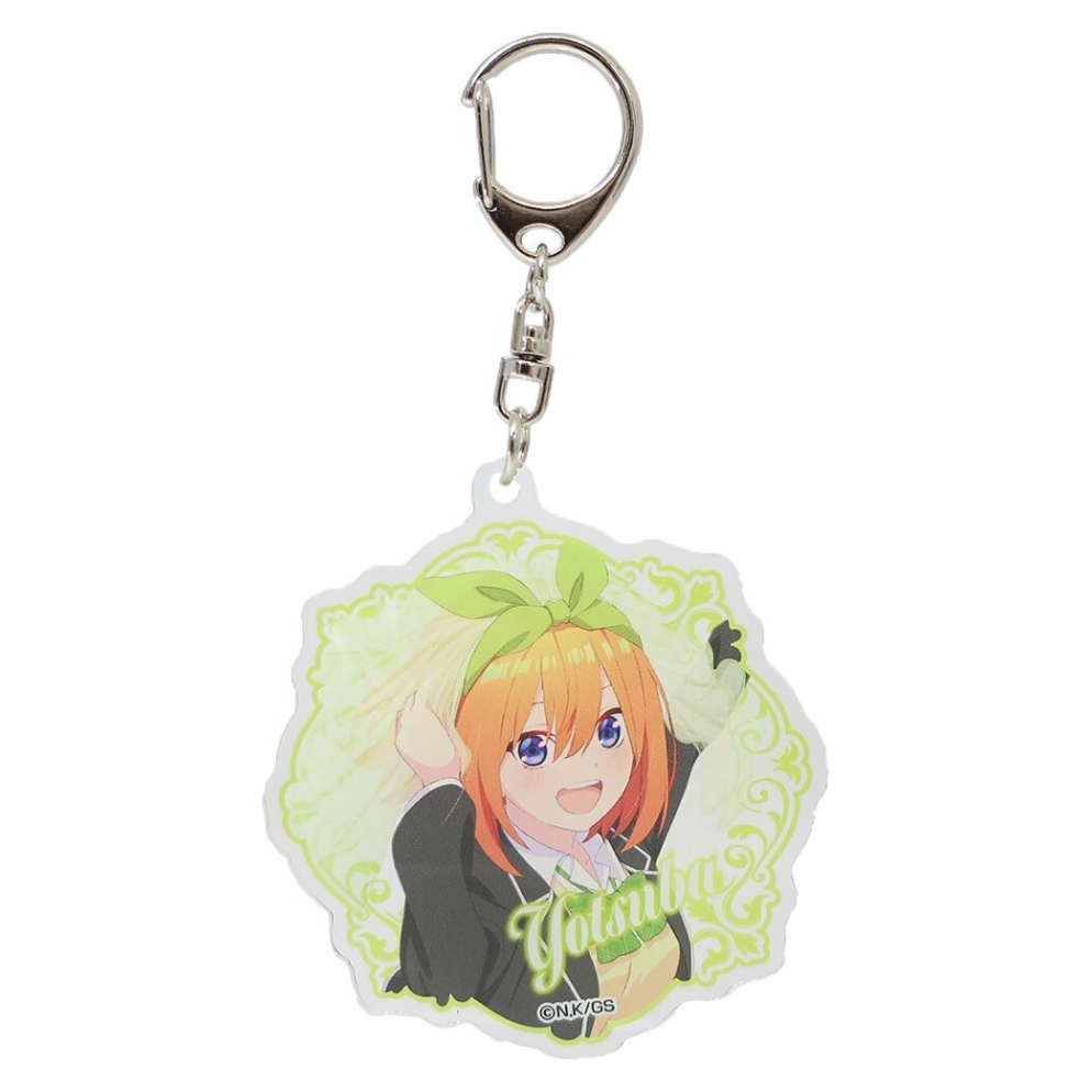 The Quintessential Quintuplets Acrylic Keychain - Yotsuba Nakano B available at Mini Akihabara Huntington Beach - A perfect collectible for anime fans.