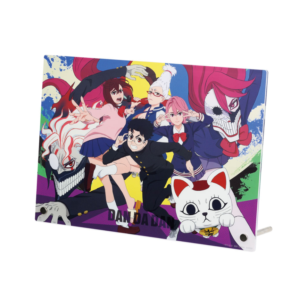 Prize B5 Acrylic Board featuring exclusive TV anime character illustrations, available at Mini Akihabara, approx. 7.2 x 10.1 inches (18.2 x 25.7 cm).