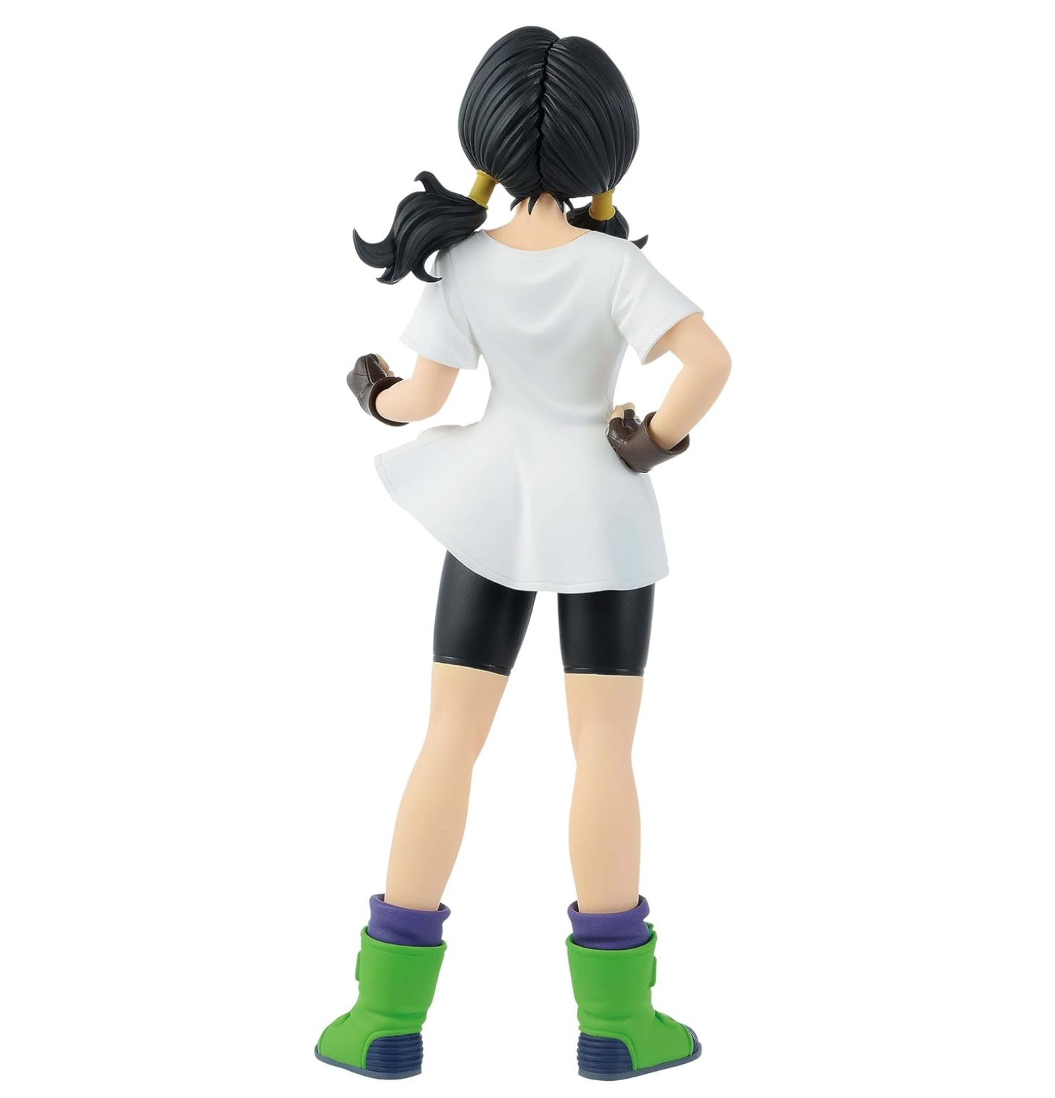 Dragon Ball Z Glitter & Glamours Videl Color A Figure, showcasing Videl's iconic serious expression, available at Mini Akihabara.