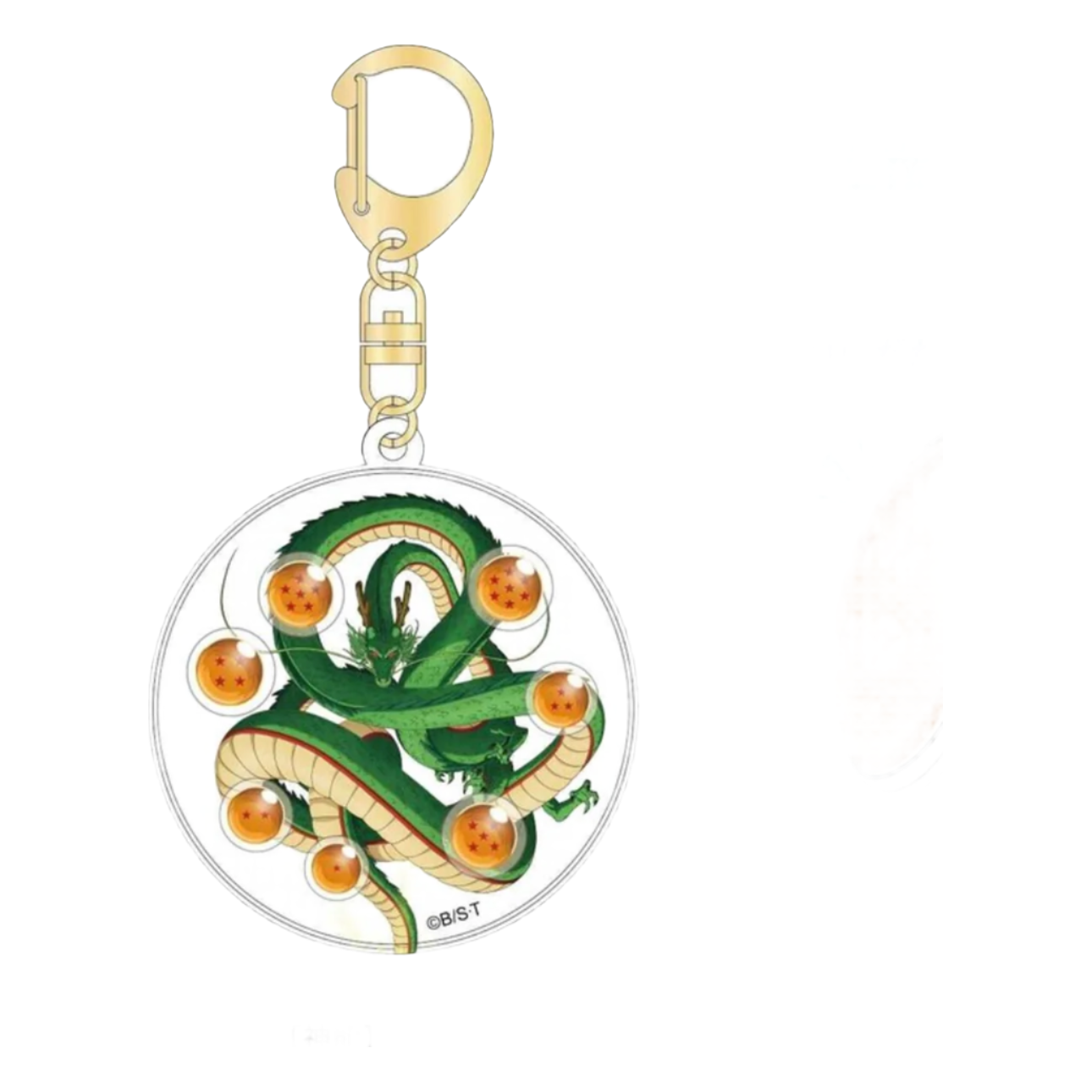 Dragon Ball Daima Puffy Keychain featuring Shenron, translucent and puffy 3D design, available at Mini Akihabara.