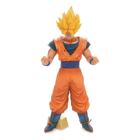 Dragon Ball Z Grandista Resolution of Soldiers Son Goku 11-inch figure with stand, highlighting Goku’s intense energy and iconic personality, available at Mini Akihabara.