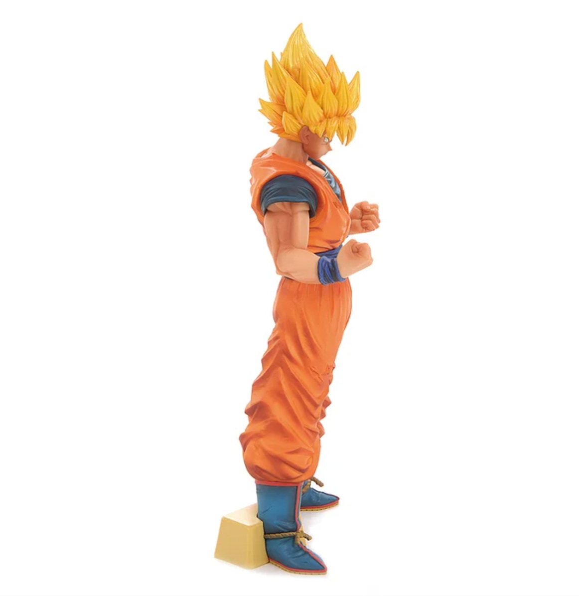 Dragon Ball Z Grandista Resolution of Soldiers Son Goku 11-inch figure with stand, highlighting Goku’s intense energy and iconic personality, available at Mini Akihabara.