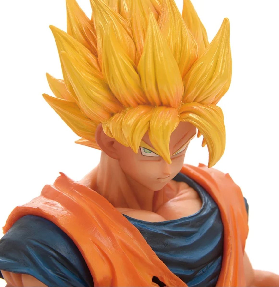 Dragon Ball Z Grandista Resolution of Soldiers Son Goku 11-inch figure with stand, highlighting Goku’s intense energy and iconic personality, available at Mini Akihabara.