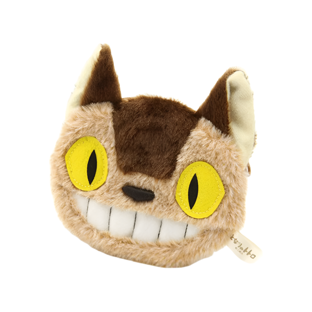 Studio Ghibli My Neighbor Totoro Coin Purse featuring Catbus, available at Mini Akihabara.