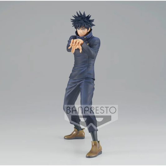 Jujutsu Kaisen King of Artist Megumi Fushiguro 9-inch figure by Banpresto, available at Mini Akihabara.