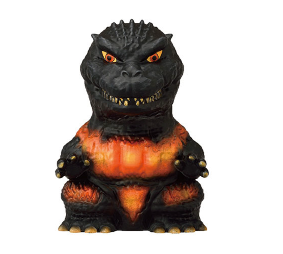 Godzilla Soft Vinyl Puppet Mascot featuring iconic kaiju like Godzilla, Mothra, and King Ghidorah in collectible PVC designs.