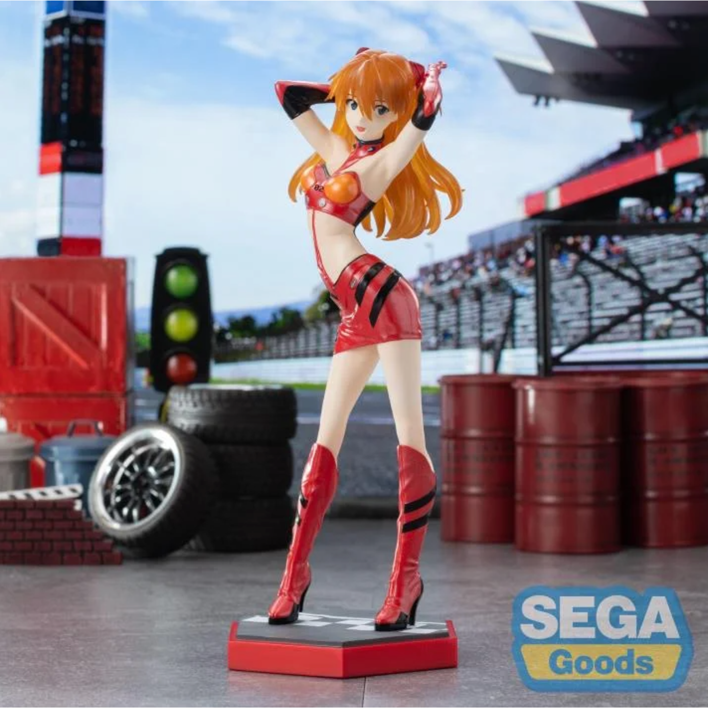 Evangelion - Racing Luminasta Asuka Shikinami Langley Figure (Pit Walk)