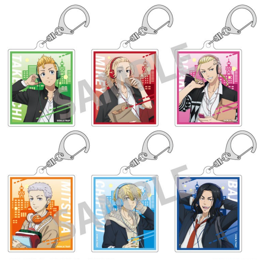 Tokyo Revengers Trading Acrylic Keychain “Music” (1 piece)