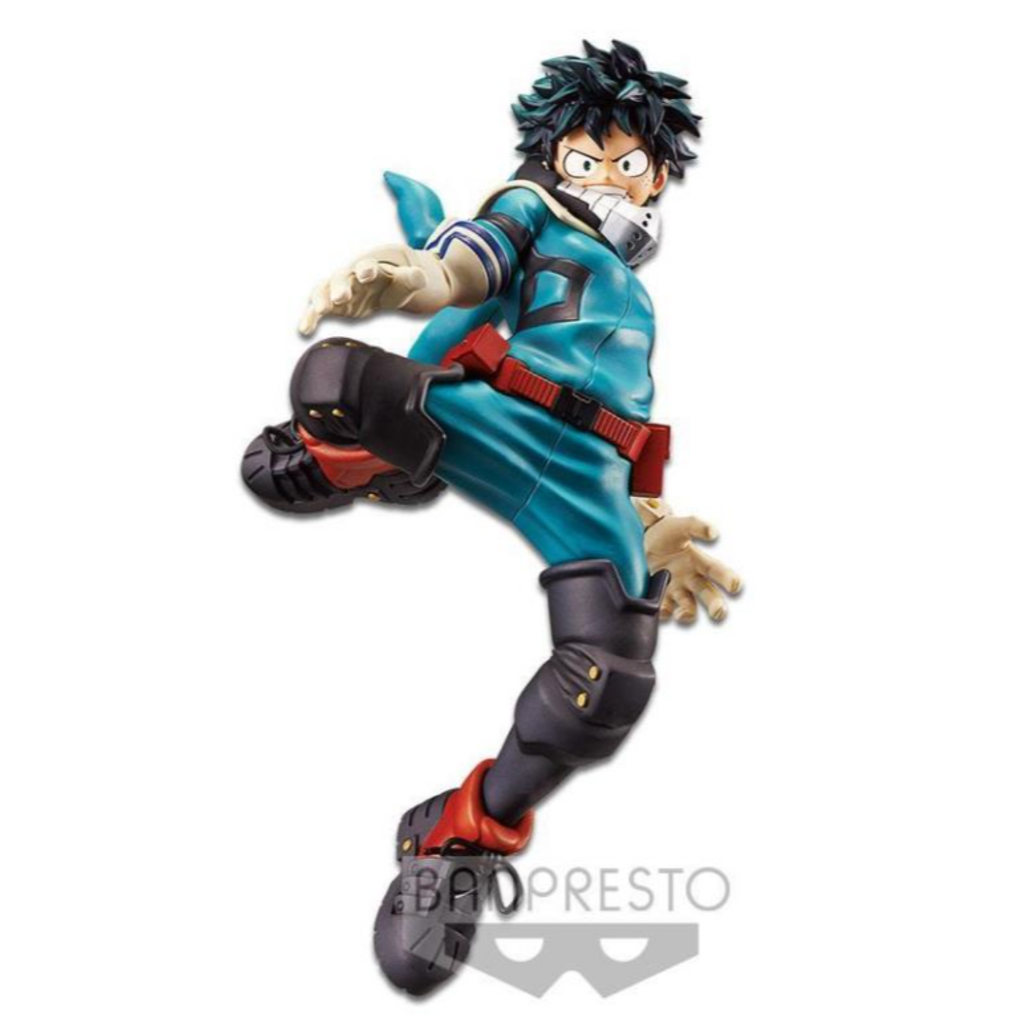 A King of Artist action figure of Izuku Midoriya from "My Hero Academia." Sold at Mini Akihabara Huntington Beach.