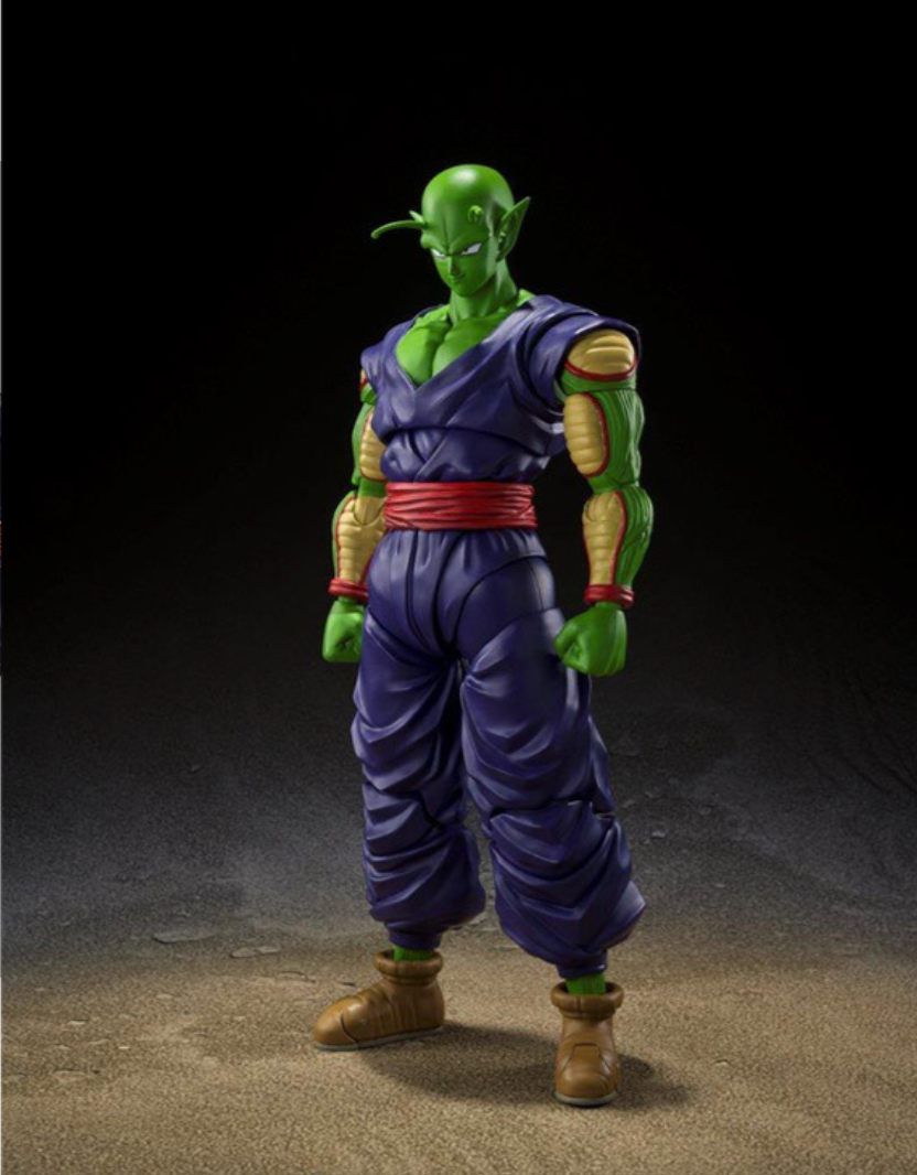 An S.H.Figuarts action figure of Piccolo from "Dragon Ball Super: Super Hero." A Mini Akihabara Huntington Beach exclusive.