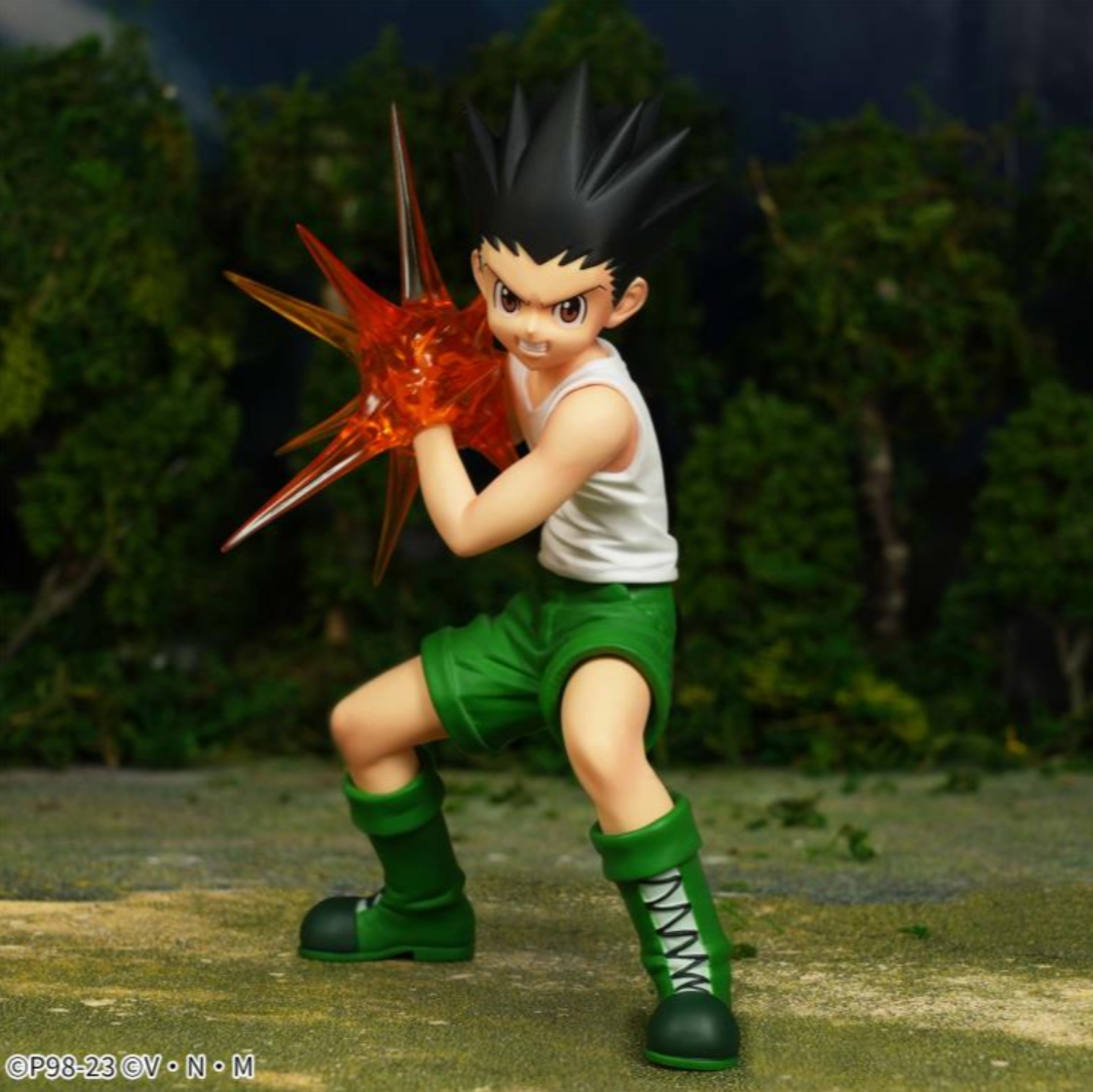 HUNTER×HUNTER - Gon - Vibration Stars Figure,Gon figure from 'HUNTER×HUNTER - Vibration Stars', energetic and detailed.