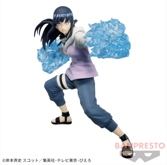 NARUTO Shippuden - Hinata Hyuga Figure - Vibration Stars,Hinata Hyuga figure from 'NARUTO Shippuden' Vibration Stars, graceful pose.