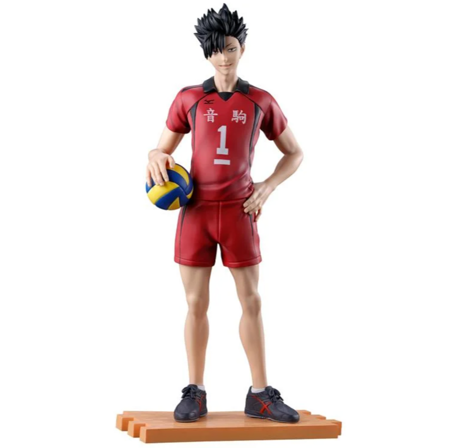 Haikyuu!! - Tetsuro Kuroo - Dumpster Battle Figure,Tetsuro Kuroo dumpster battle figure from 'Haikyuu!!', action-packed pose.